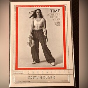 Caitlin Clark Basketball Card Chronicled SnapShot Time Athlete Of The Year